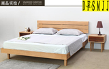 纯实木橡木床现代简约北欧日式田园组合家具床头柜卧室家具精品