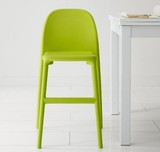 宜家代购 乌尔班 儿童椅儿童高脚椅餐椅餐桌椅白色绿色宜家正品