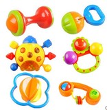 环保贝乐康婴儿卡通摇铃礼盒宝宝玩具手铃组合0-3岁儿童铃