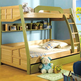特价美式儿童床高低床多功能床双层床上下床子母床滑梯可定制