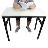折叠长条桌子 新款宜家长方形培训会议桌子折叠餐桌学习电脑桌子