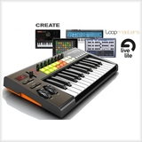 诺维逊Novation Launchkey25 MIDI键盘 LAUNCHPAD功能 彩色打击垫