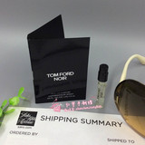 美代tomford汤姆福特NOIR同名TF黑色男士女士香水EDP试管香水小样