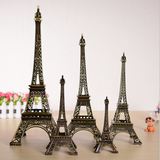 法国巴黎埃菲尔铁塔摆件欧式模型创意女生生日礼物铁艺婚庆装饰