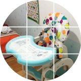宝贝第一儿童餐椅多功能婴儿吃饭餐桌椅便携宝宝座椅可调婴儿餐椅