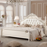 富创家具 欧式床 浪漫法式床实木床双人床 1.8米床 公主床