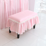 寻爱家纺 钢琴凳套 韩式家居 钢琴凳罩 化妆凳 防尘罩 蕾丝公主