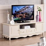 韩式田园电视柜实木矮柜客厅地柜卧室简易 欧式电视机柜