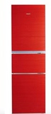 DIQUA/帝度 BCD-220TGC三门冰箱 玻璃钢面板 大容量 红白金三色