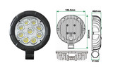 美国科瑞CREE超亮大功率LED越野车射灯辅助灯工程照明灯包邮45W