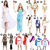 万圣节服装 cos成人男女埃及希腊衣服 宙斯王子公主女神表演出服
