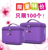 玛丽艳【紫色高档 大容量化妆箱】美容化妆包 收纳箱 2015新款