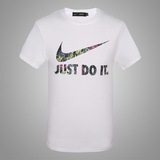 夏装新款正品Nike/耐克男短袖T恤青少年纯棉圆领运动透气休闲半袖