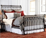 欧式铁艺高档家居仿古沙发床单人公主床 双人床1.5 1.8米特价