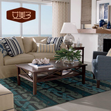 艾美多限量版 现代时尚纯羊毛手工编织地毯卧室客厅沙发茶几地毯