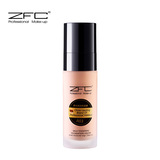 ZFC柔光嫩肤粉底液 保湿遮瑕美白控油 持久不脱色粉底霜 彩妆正品