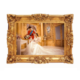 欧式婚庆金色大相框1620 24 36 48 72寸油画框创意挂墙影楼婚纱照