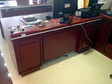 家用1.2~1.4米电脑桌 纯实木办公桌 原木书桌 1.6米时尚办公台S23