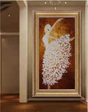 3D大型壁画酒店客厅玄关过道现代欧式壁纸墙纸手绘抽象芭蕾舞油