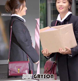 韩国设计师品牌JOY GRYSON正品代购她很漂亮黄静茵同款复古单肩包