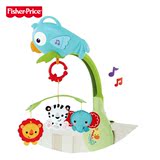 费雪小动物音乐床铃CHR11婴儿宝宝旋转玩具0-1岁儿童fisher正品