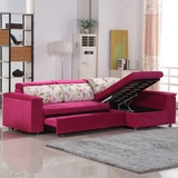 小户型客厅可折叠沙发床1.8储物可拆洗两用抽拉多功能沙发床组合