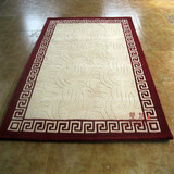 双旭 中式手工加厚纯羊毛地毯 茶几客厅羊毛地毯 定做混纺地毯