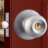 锁纯铜锁芯锁荣力斯球形锁球形门锁室内卧室房门锁不锈钢通用圆球