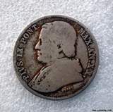1865年梵蒂冈教皇国20B银币