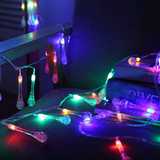 LED气泡水滴彩灯闪灯串灯喜庆圣诞树婚庆装饰灯婚房布置节日灯