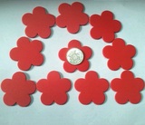 儿童奖励贴纸EVA手工粘贴幼儿园孩子奖励学生表扬5厘米小红花海绵