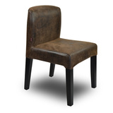 时尚实木餐椅现代咖啡椅 吧台休闲椅酒店饭店简约洽谈椅子 可拆洗
