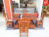 红木茶桌椅组合 中式红木家具花梨木刺猬紫檀小罗马茶桌功夫茶台