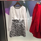 正品ROEM罗燕2016年春款专柜代购优雅连衣裙RCOW61102C OW61102C