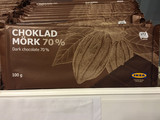 宜家代购 IKEA 黑巧克力 70%可可含量 经过Utz产品认证