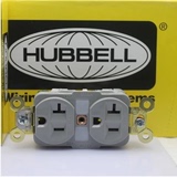 全新美国HUBBELL荷宝5362 顶级HI-END美标电源滤波插座芯 86墙插