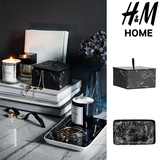 H＆M HOME家居系列正品代购 大理石纹瓷质托盘 首饰盒珠宝收纳盒