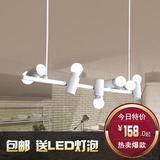 现代宜家小鸟吊灯吧台餐厅新设计师个性创意艺术现代简约LED吊灯