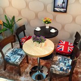咖啡厅桌椅组合 西餐厅实木桌椅 港式茶餐厅桌椅 甜品奶茶店桌椅