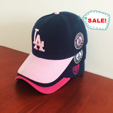 新款MLB棒球帽LA道奇队帽子侧标经典棒球帽 春夏运动休闲棒球帽