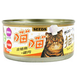 台湾 SEEDS 惜时 喵喵 猫罐头 猫零食 猫妙乐鲜包170g 金枪鱼鸡肉