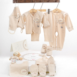 婴儿新生儿衣服礼盒宝宝有机棉纯棉套装婴满月礼幼儿用品四季款