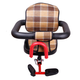 婴儿宝宝电动自行车后置安全儿童座椅 可折叠