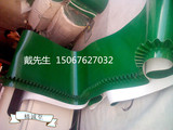 厂家PVC绿色轻型平面流水线工业皮带裙边输送带提升机传送皮带
