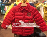 15春PAW男童装IN喜气红色薄款羽绒服PCJD51111M JD51111M支持验货