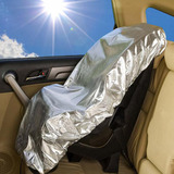 儿童汽车安全座椅遮阳罩 防尘套 防晒罩 阻挡紫外线隔热 通用款
