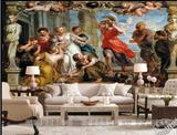 阿基里斯的发现巴洛克艺术油画壁画复古欧美风情墙纸历史名画壁纸