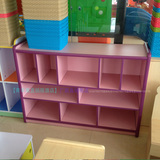 防火板原木玩具柜幼儿园书柜儿童书架书包柜鞋柜彩色储物柜批发