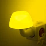 歌特朗 节能喂奶灯床头灯插电LED遥控光控声控开关儿童房蘑菇小夜
