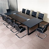 厦门办公家具 板式环保会议桌洽谈桌会客培训开会条桌办公长桌椅